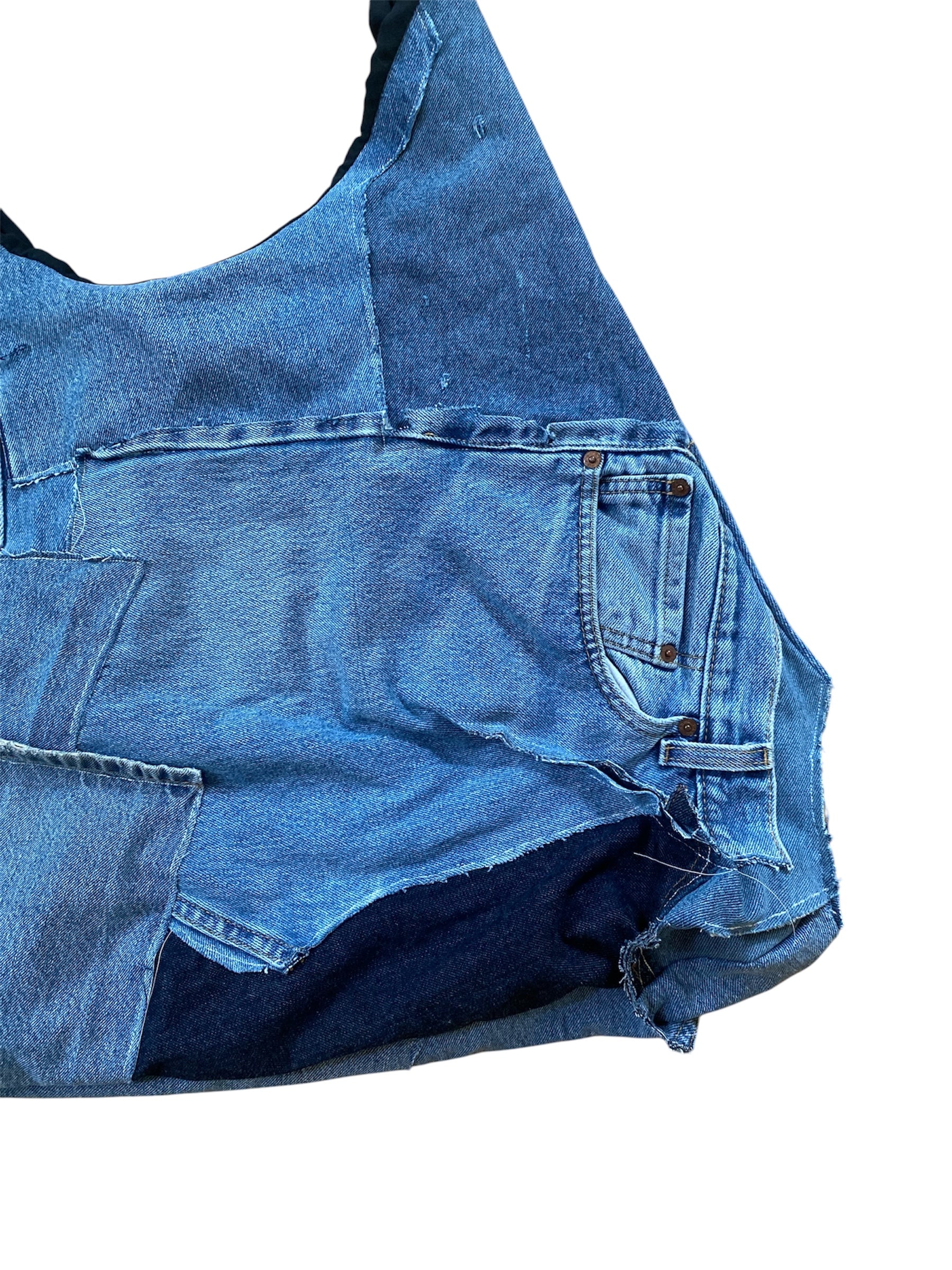 denim tote bag
