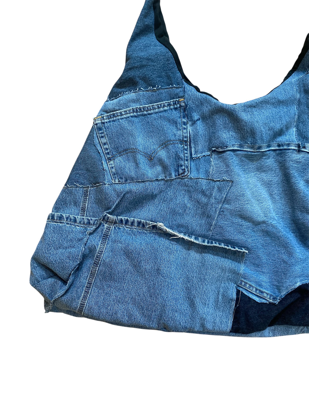 denim tote bag