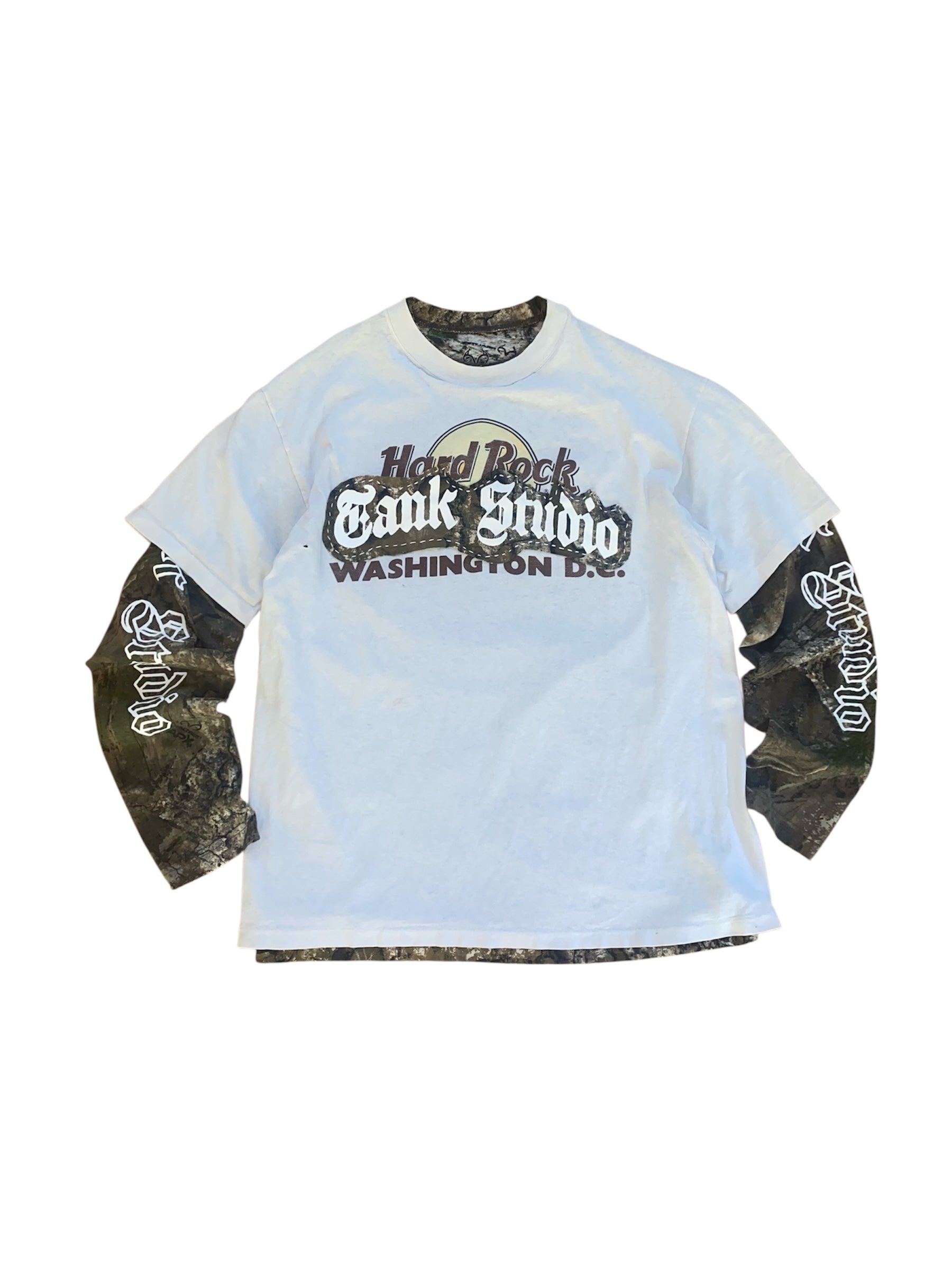 dc camo layered tee