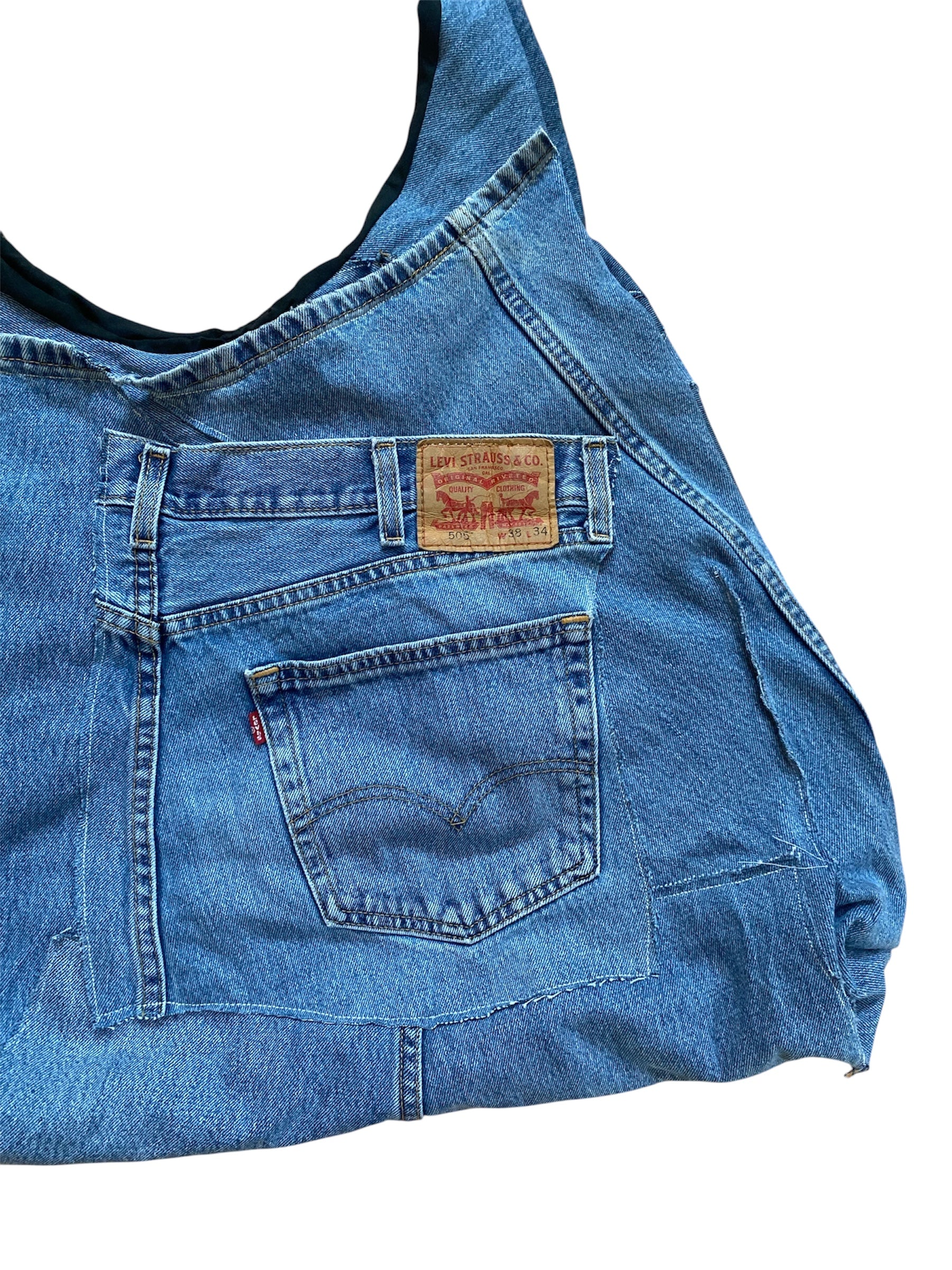 denim tote bag
