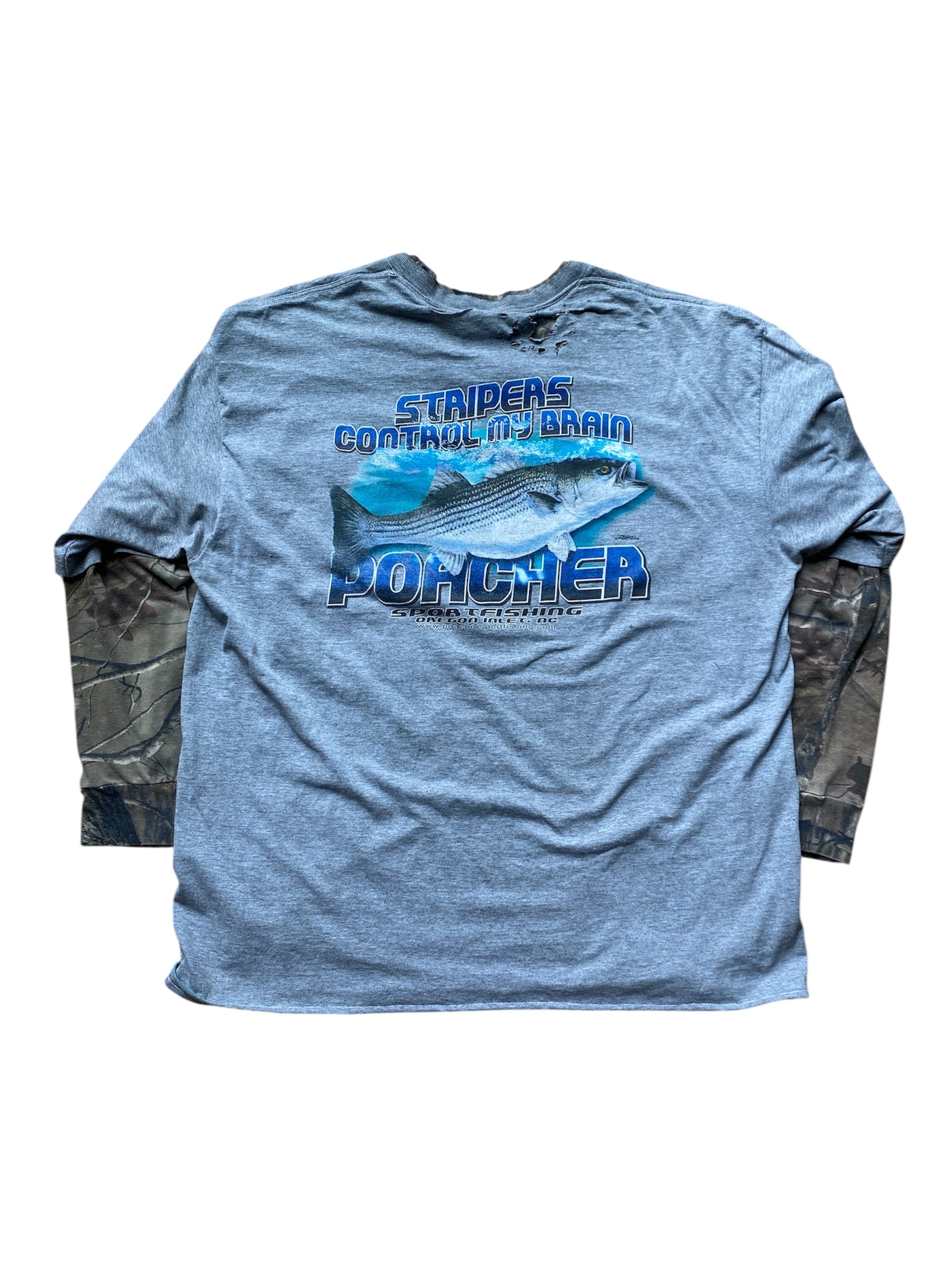 camo layered tee