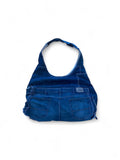 repurposed denim sling tote
