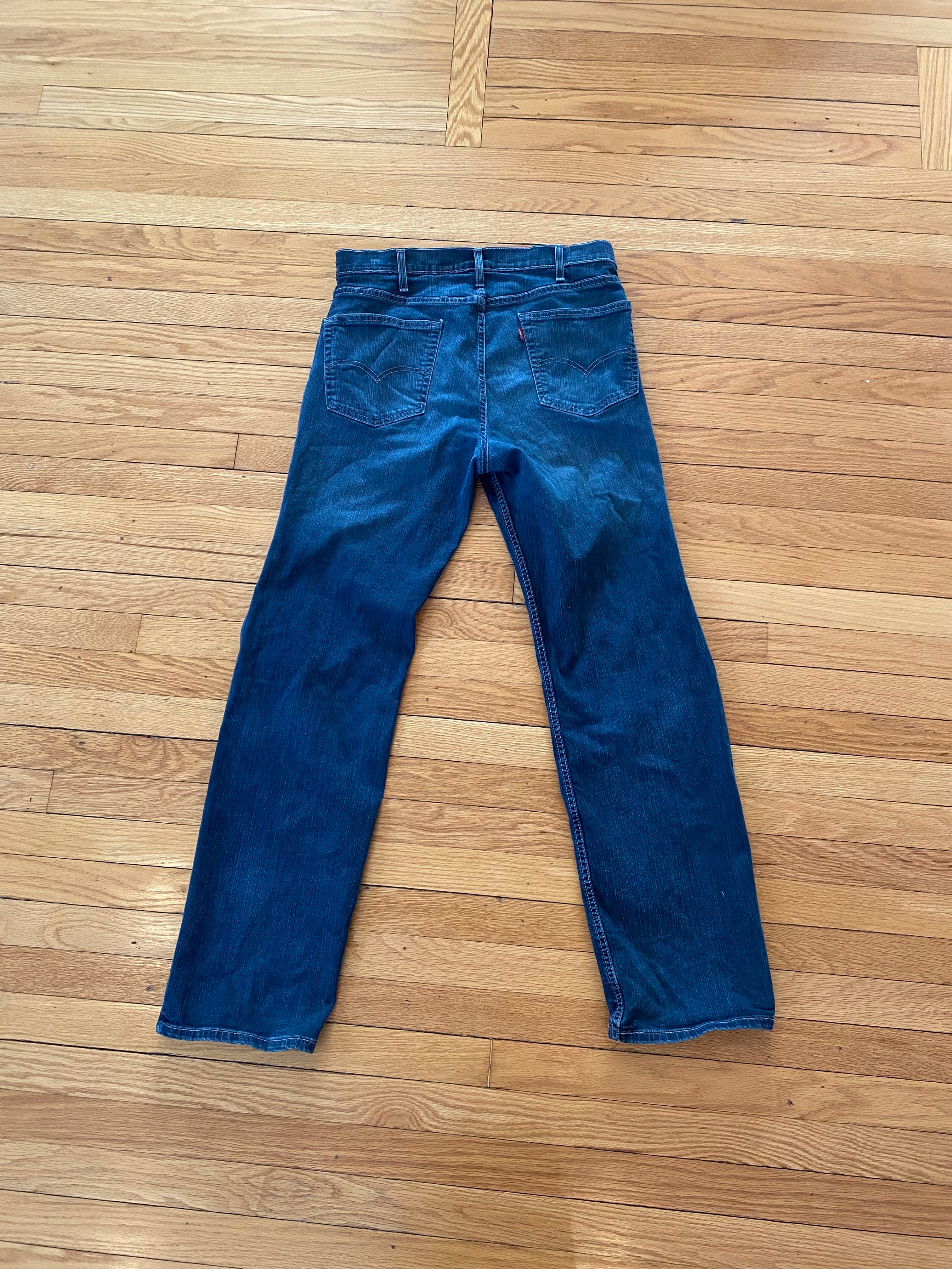Distress Patch Jeans