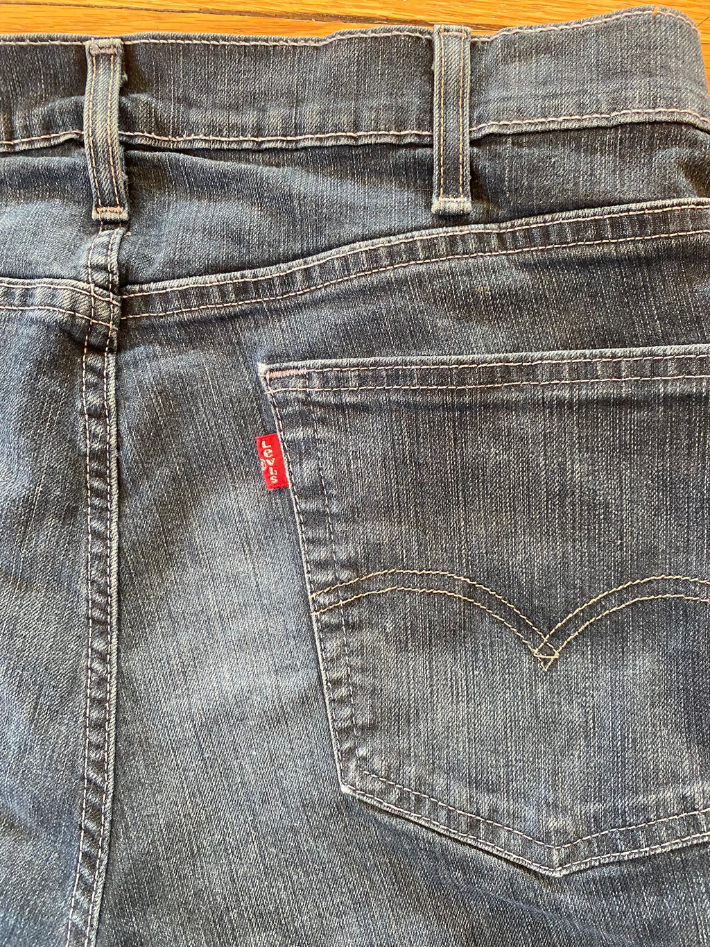 Distress Patch Jeans