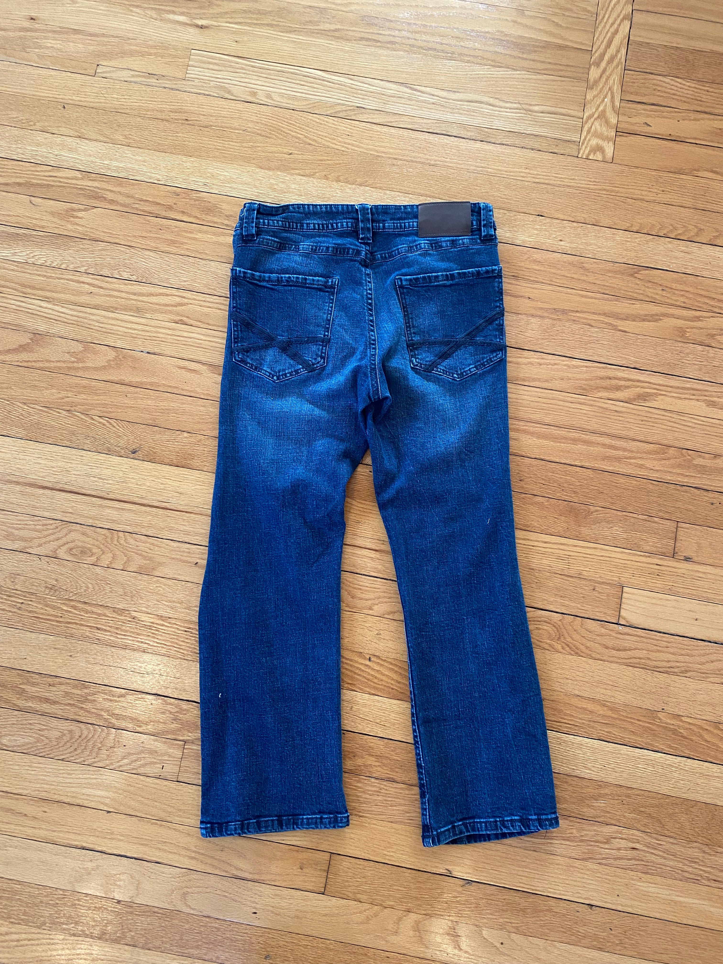 Distress Patch Jeans #4