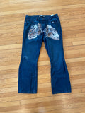 Distress Patch Jeans #2